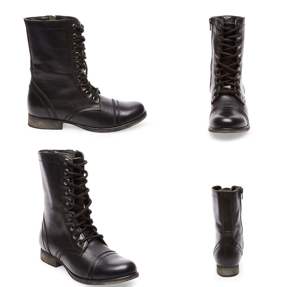 TROOPA black leather